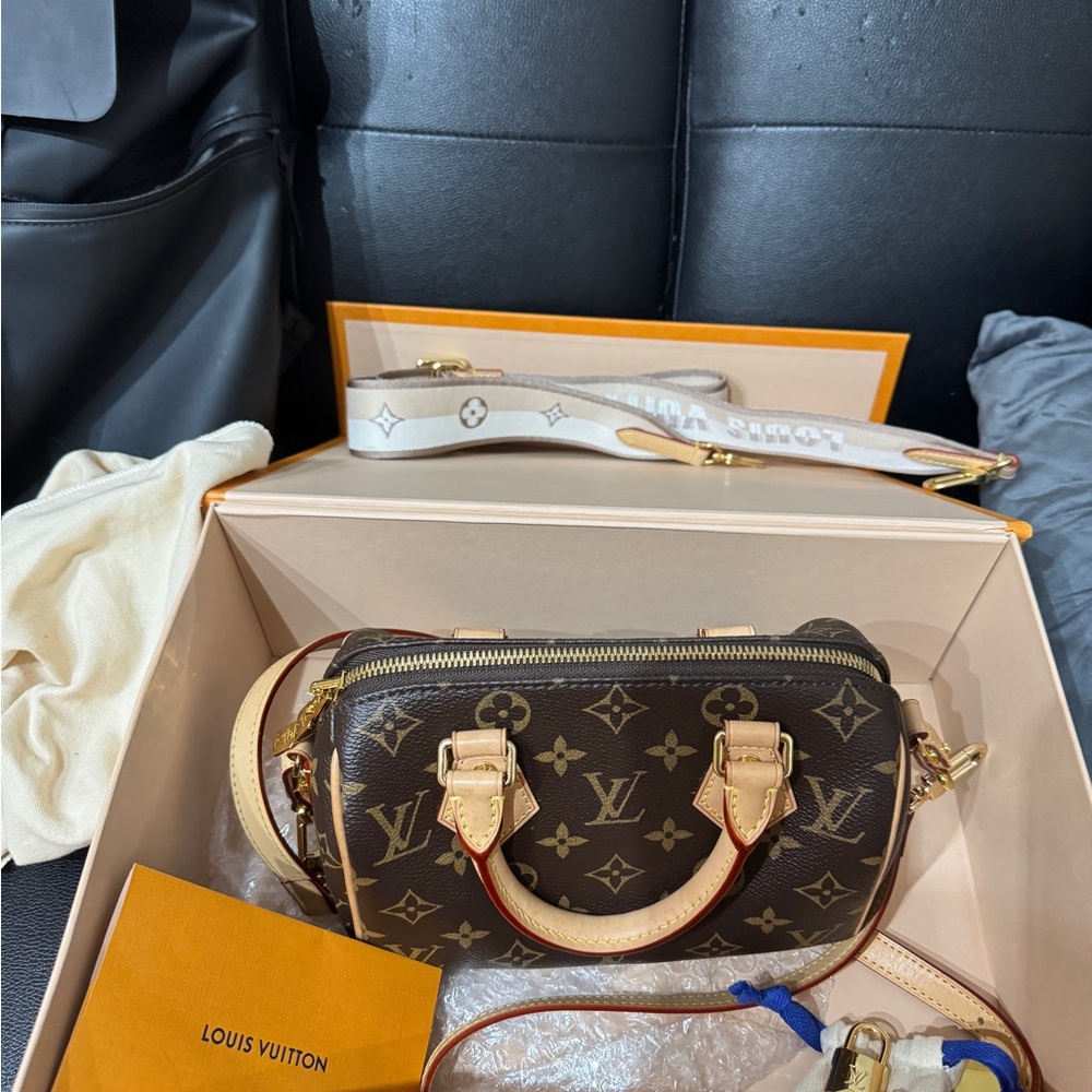 SOLD - Louis Vuitton Brown Mini Monogram Bag